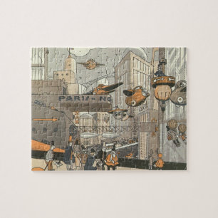  Wetenschap Fiction Urban Paris, Steam Punk Legpuzzel