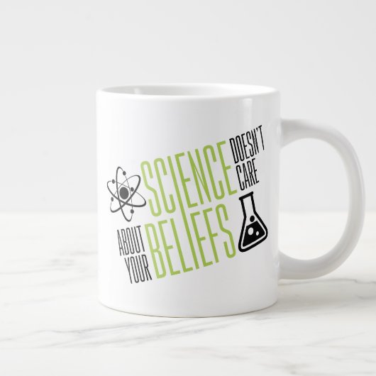 Wetenschap geeft er niets om extra grote mok (Rechts)