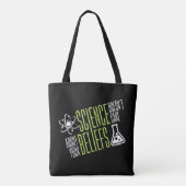 Wetenschap geeft er niets om tote bag (Achterkant)