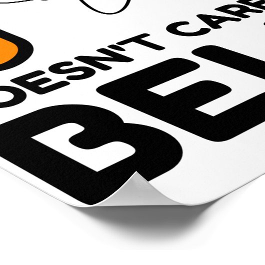 Wetenschap geeft niet om wat je gelooft poster (Hoek)