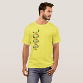 Wetenschap Geek DNA Sequence Grafisch T-shirt Ontw (Voorkant volledig)