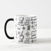 Wetenschap Geek Nerd Patroon Magische Mok (Links)