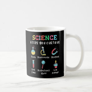 Wetenschap houdt je nieuwsgierig koffiemok