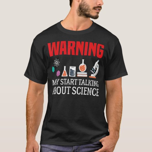 Wetenschap I Love Science Quote T-shirt (Voorkant)