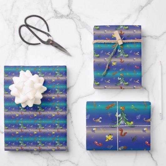 Wetenschap, Insect Bug Lover kerstboom Inpakpapier Vel (Voorkant)