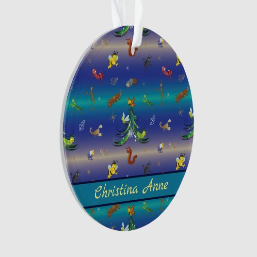 Wetenschap, Insect Bug Lover kerstboom Ornament (voorkant)