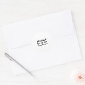 Wetenschap is als Magisch, maar echt Ronde Sticker (Envelop)