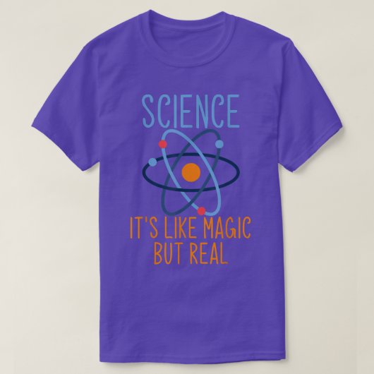 Wetenschap is als Magisch, maar echt voor het Wete T-shirt (Design voorkant)