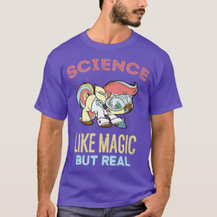 Wetenschap is als magische maar echt grappige stud t-shirt