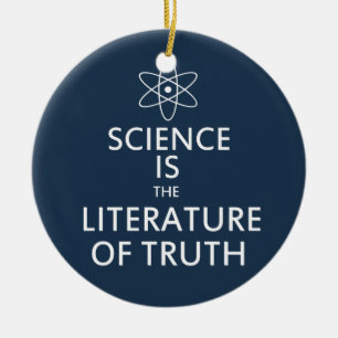 Wetenschap is de literatuur van de waarheid in het keramisch ornament