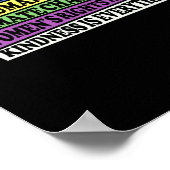 Wetenschap Is Echt - Black Lives - Liefde Is Liefd Poster (Hoek)