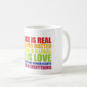 Wetenschap is echt een zwarte zaak LGBT Pride Koffiemok (Voorkant rechts)