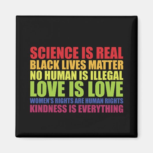 Wetenschap is echt een zwarte zaak LGBT Pride Magneet (Voorkant)