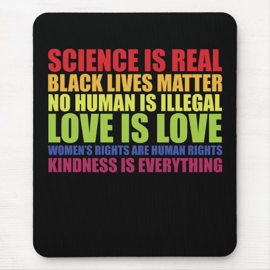 Wetenschap is echt een zwarte zaak LGBT Pride Muismat (Voorkant)