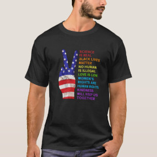 Wetenschap is echt een zwarte zaak t-shirt
