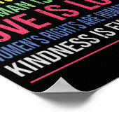 Wetenschap is echt zwart leven poster (Hoek)