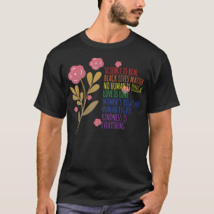 Wetenschap is echte BLM liefde is liefde vriendeli T-shirt