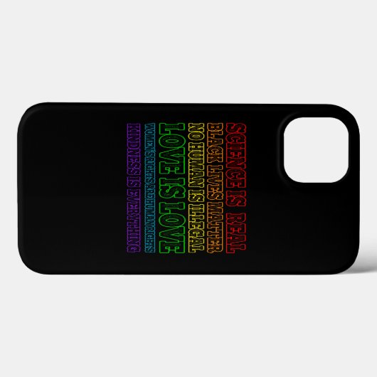Wetenschap is een echte zwarte levenszaak Case-Mate iPhone case (Achterkant (horizontaal))