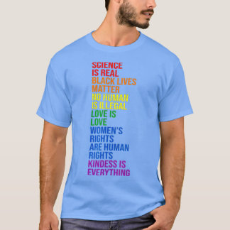 Wetenschap is een echte zwarte lifzaak Pride Month T-shirt