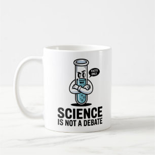 Wetenschap is geen debat – Inspirerende STEM Koffiemok