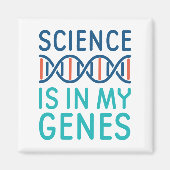 Wetenschap is in mijn genen magneet (Voorkant)