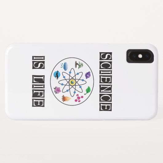 Wetenschap is leven Case-Mate iPhone case (Achterkant (horizontaal))