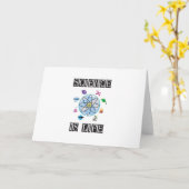 Wetenschap is leven kaart (Gele Bloem)