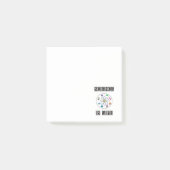 Wetenschap is leven post-it® notes (Voorkant)