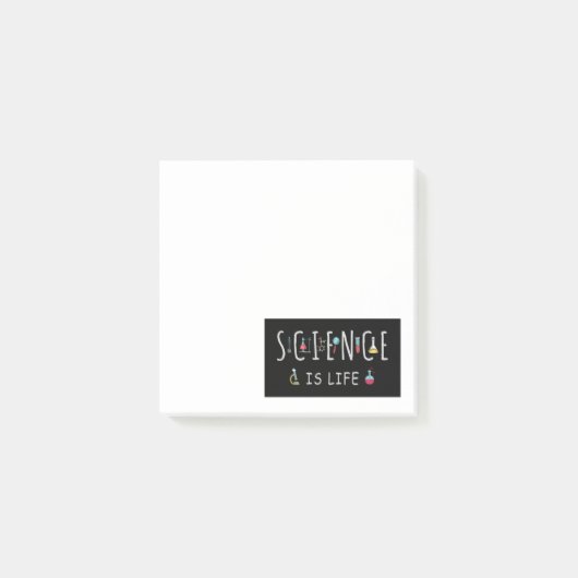 Wetenschap is leven post-it® notes (Voorkant)