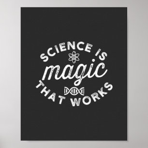 WETENSCHAP IS MAGISCH DAT WERKT POSTER