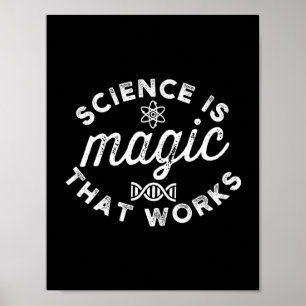 WETENSCHAP IS MAGISCH DAT WERKT POSTER