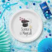Wetenschap is Magisch Papieren Bordje (Feest)