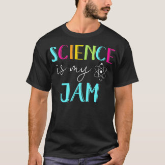 Wetenschap is mijn Jam Cute Science Teacher T-shirt