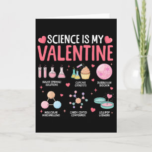 Wetenschap Is Mijn Valentijn Stem Liefde Chemie Ha Kaart