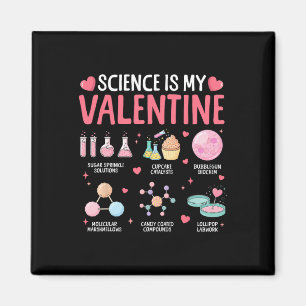 Wetenschap is mijn Valentijn Stengel Liefde Chemie Magneet