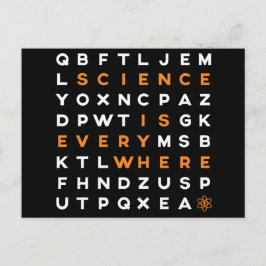 Wetenschap is overal briefkaart