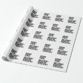 WETENSCHAP IS REAL CADEAUPAPIER (Uitgerold)