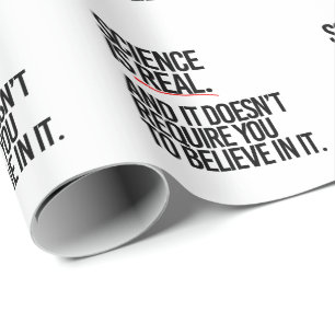 WETENSCHAP IS REAL CADEAUPAPIER