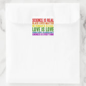 Wetenschap is Real Love Stickers (Tas)