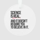 WETENSCHAP IS REAL ORNAMENT (achterkant)