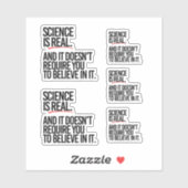 WETENSCHAP IS REAL STICKER (Vel)