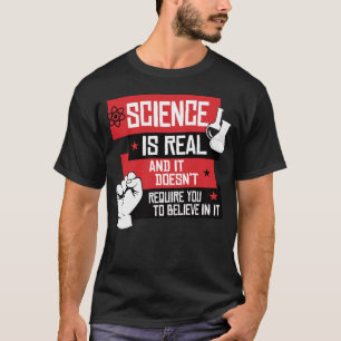 WETENSCHAP IS REAL T-SHIRT