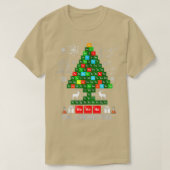 Wetenschap Kerstmis, chemist Tree Chemistree T-shirt (Design voorkant)