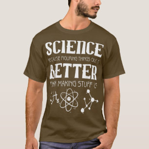 Wetenschap komt uit t-shirt