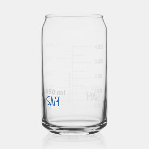 Wetenschap Lab Beaker gepersonaliseerde glaschemie Blikvorm Glas