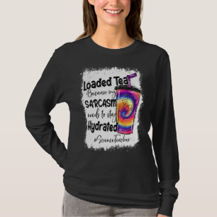 Wetenschap Leraar Loaded Thee Luipaard Tie Dye Sum T-shirt