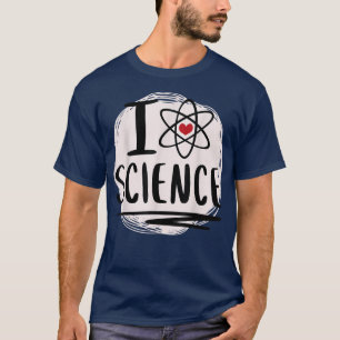 Wetenschap liefde-atoom-liefde wetenschap t-shirt