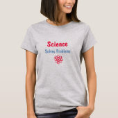 Wetenschap lost problemen op T-Shirt - Vrouwen (Voorkant)