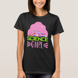 Wetenschap Meisje Wetenschapper Vrouwen Lab Chemie T-shirt
