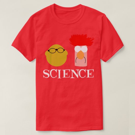 Wetenschap met Bunsen en Beaker T-shirt (Design voorkant)